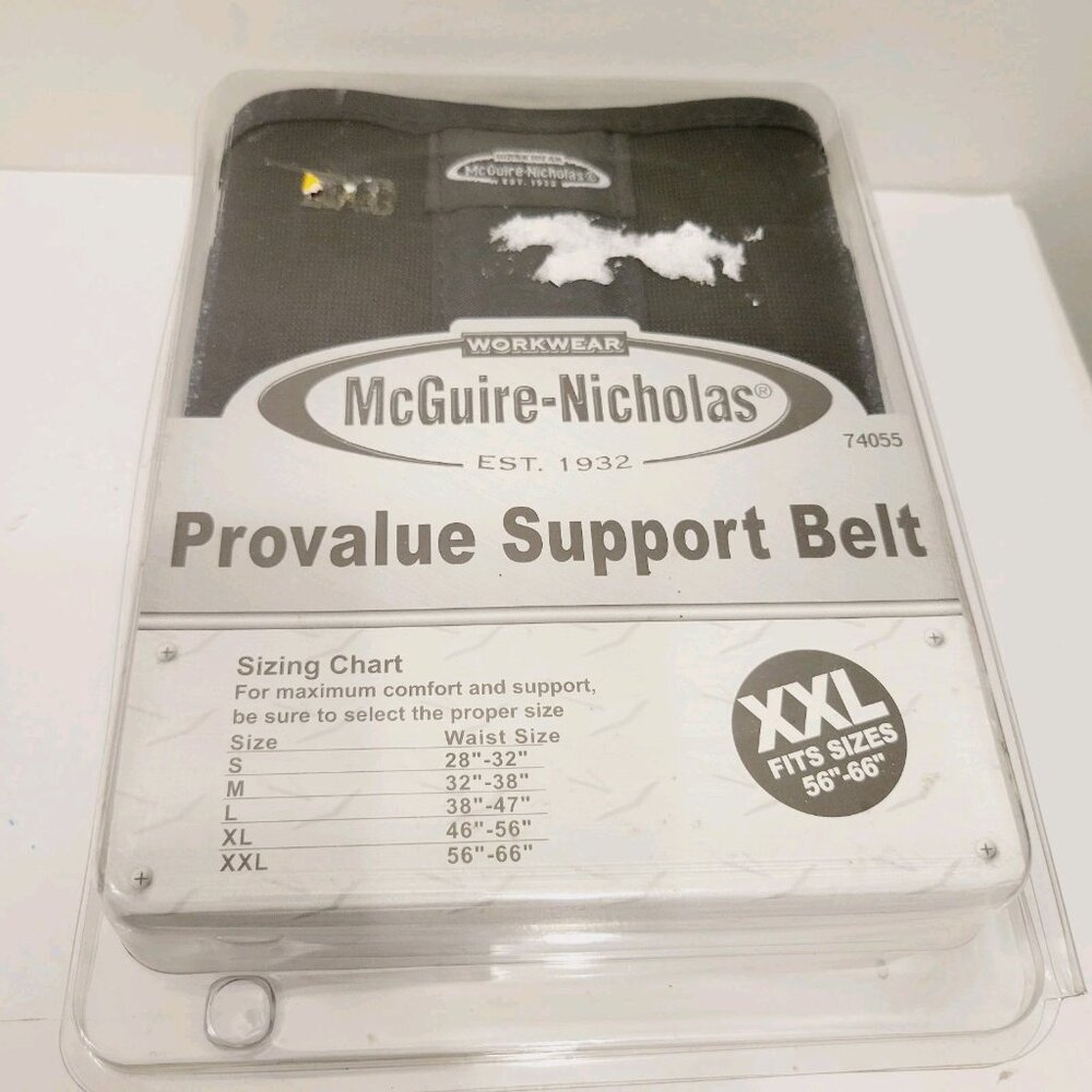 McGuire-Nicholas Elastic Support Belt XXL Fits 56" to 66" Model 74045